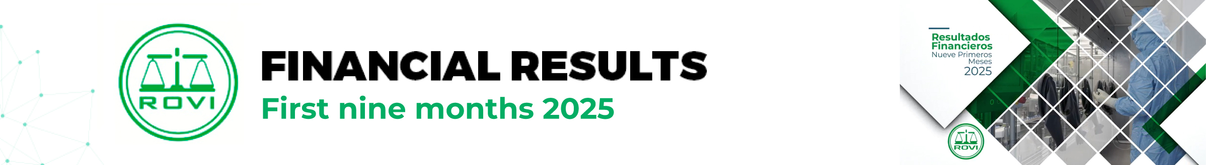 Financial Results First Nine Months 2025